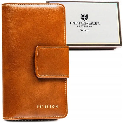 Moteriška piniginė Peterson PTN 008-HF ruda