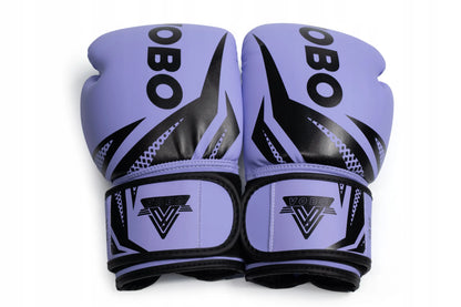 Moteriškos bokso pirštinės VoBo treniruotėms ir sparingui 10 oz, violetinės