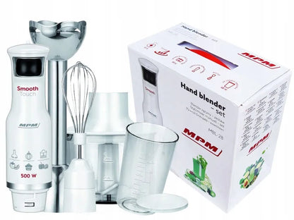 MPM MBL-28 rankinis trintuvas, baltas, 500 W, 0,6 l