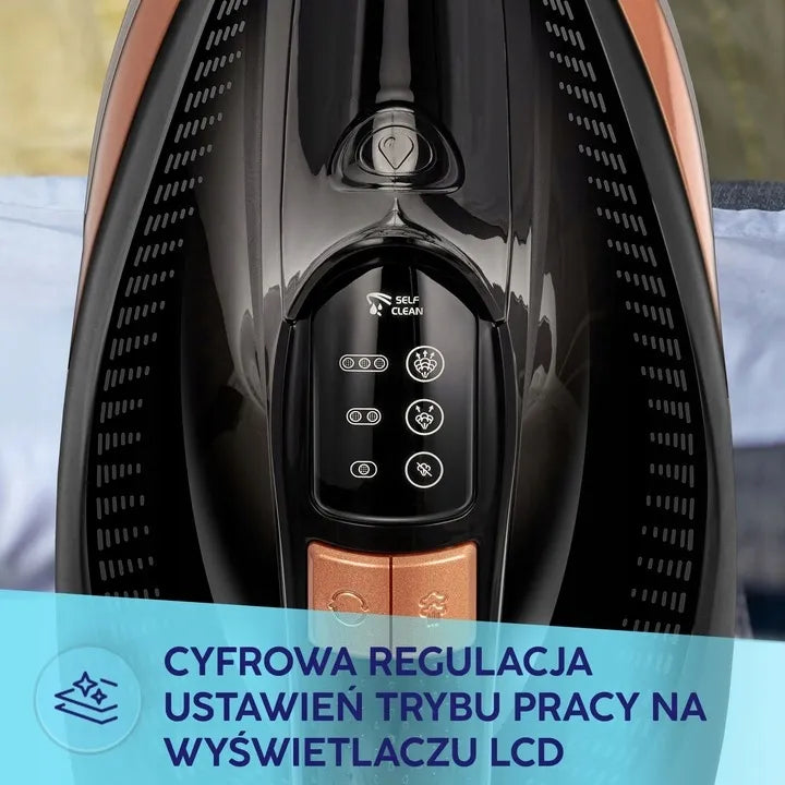 MPM MZE-30 garinis lygintuvas su keraminiu padu ir garų generatoriumi, 3500 W