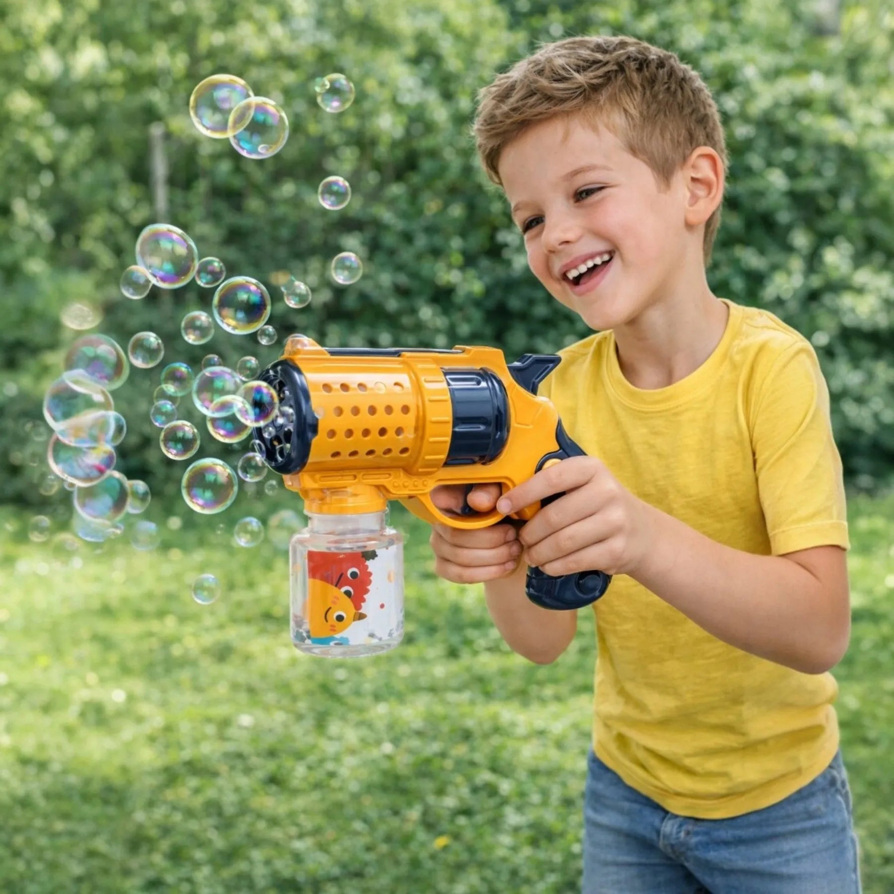 Muilo burbulų pistoletas „Bubble Electric Gun“ + skystis