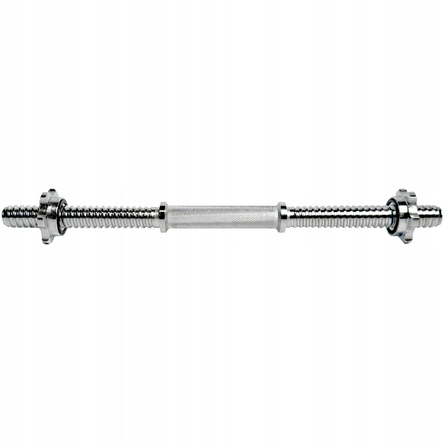 MuscleForge hantelių grifas 45 cm, 25-28 mm su spaustukais