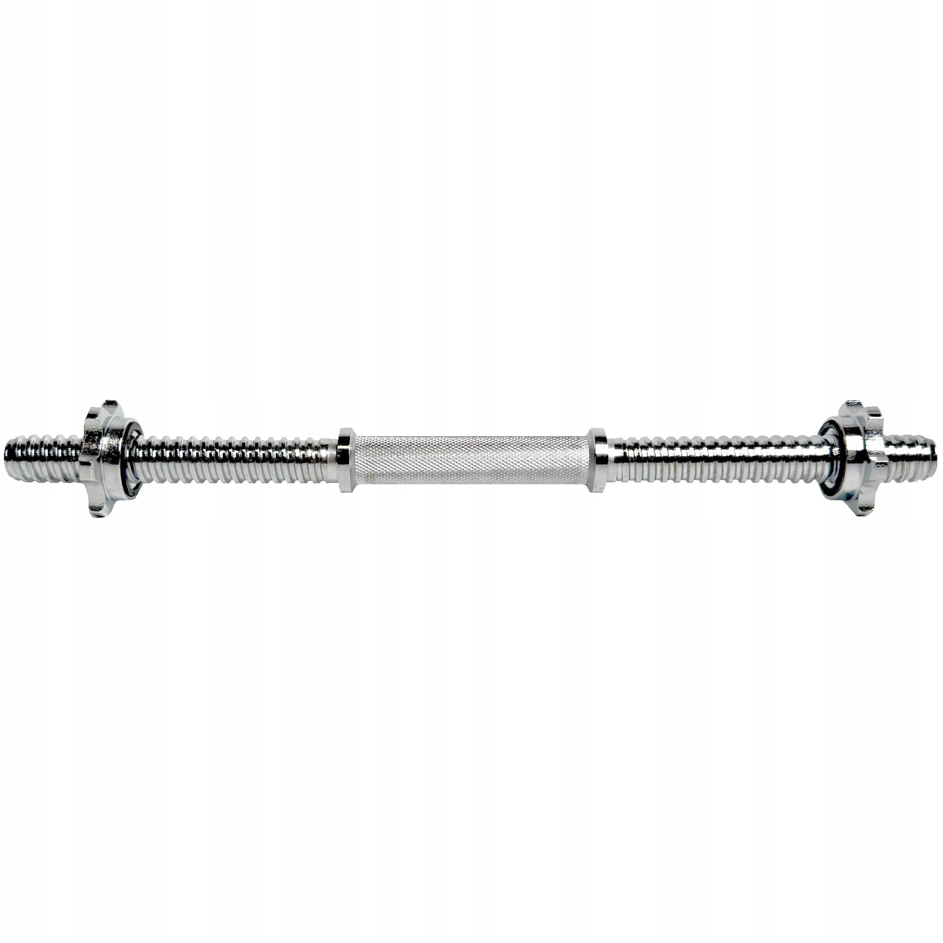 MuscleForge hantelių grifas 45 cm, 25-28 mm su spaustukais