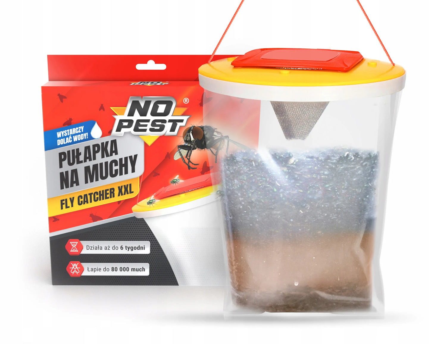 Musės gaudyklė, priemonė, maišas musėms, uodams, „No Pest Fly Catcher“ (5 vnt.)