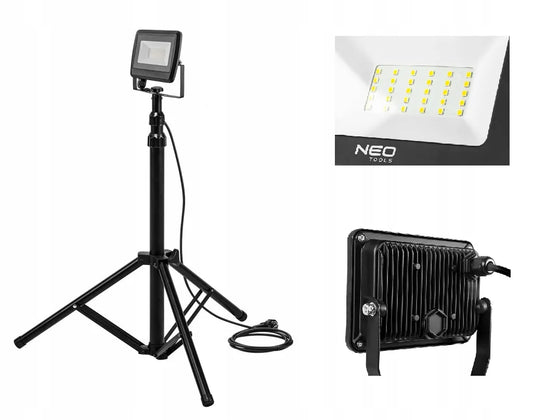 NEO 30W SMD LED prožektorius 2700lm su stovu 99-059