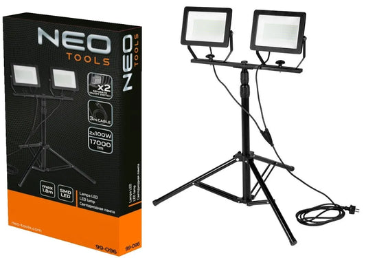 NEO dvigubas LED prožektorius 200W SMD 17000lm 99-096