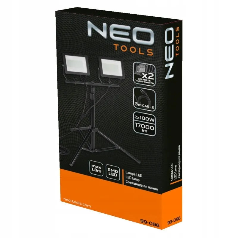 NEO dvigubas LED prožektorius 200W SMD 17000lm 99-096