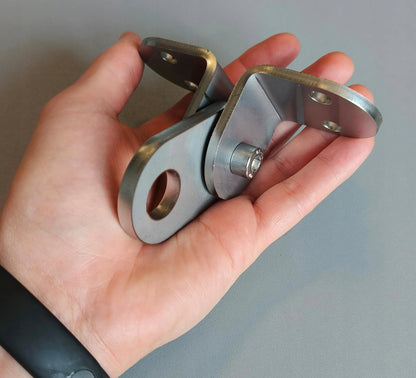 Nerūdijančio plieno laikikliai su guoliu sūpynėms INOX