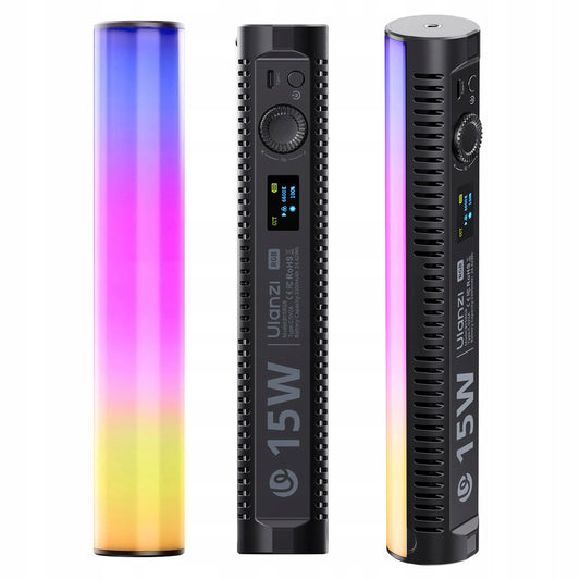 Nešiojama RGB LED vaizdo lempa ULANZI B15RGB studijiniam apšvietimui