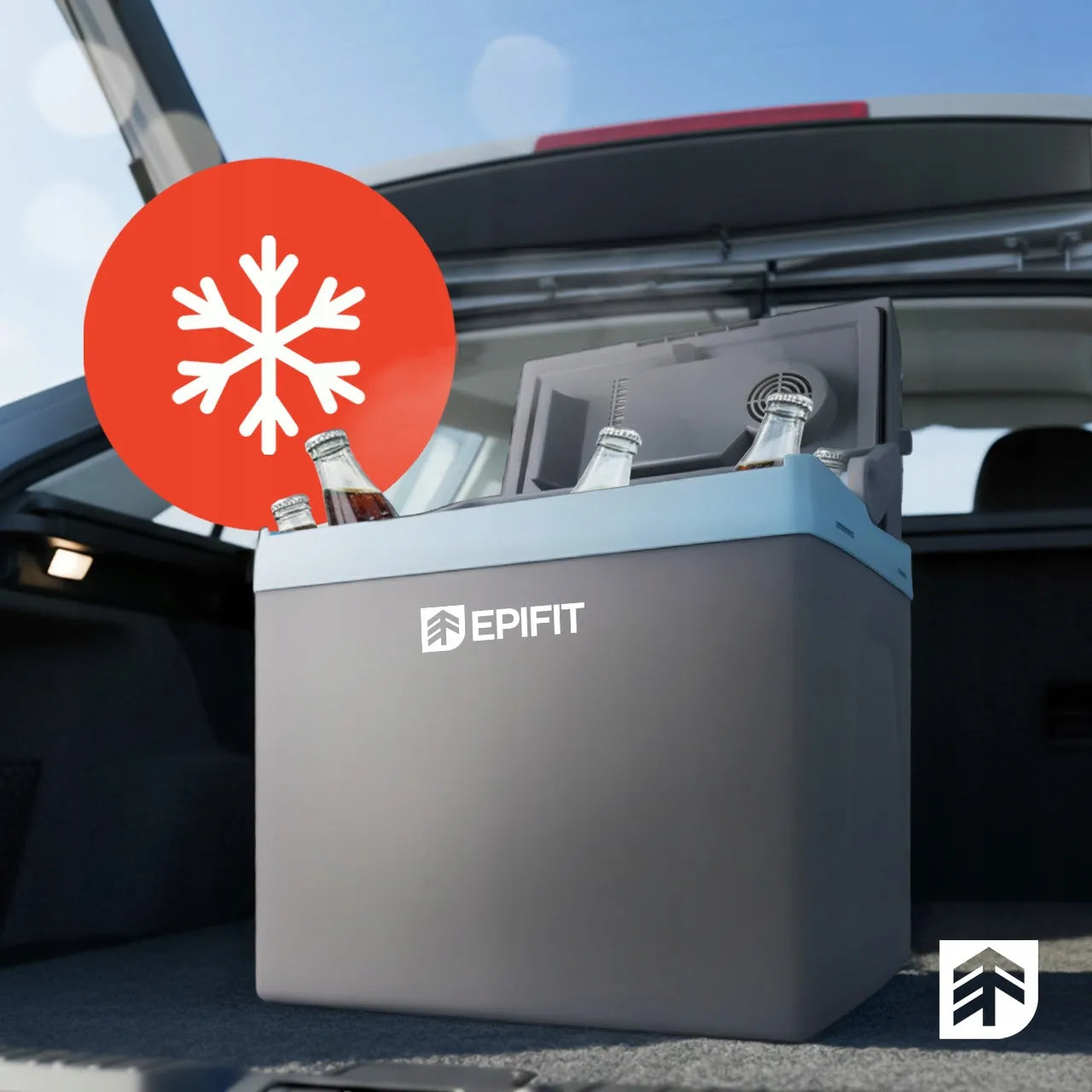 Nešiojamas automobilinis šaltkrepšis Epifit MasterCold-25L, 25l, šaldymas ir šildymas, 12V/230V