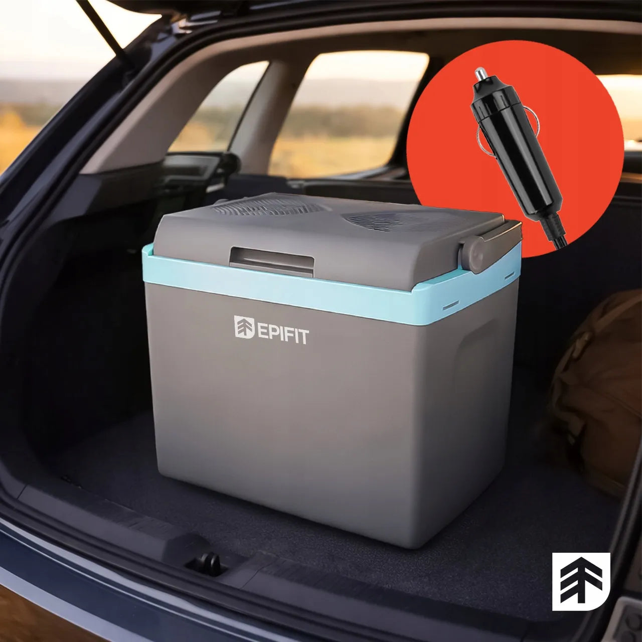 Nešiojamas automobilinis šaltkrepšis Epifit MasterCold-25L, 25l, šaldymas ir šildymas, 12V/230V