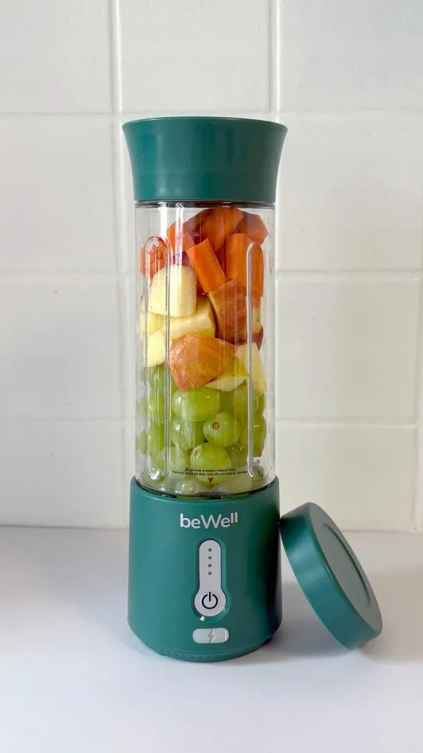 Nešiojamas belaidis „beWell Plus“ trintuvas kokteiliams ir glotnučiams, 500 ml