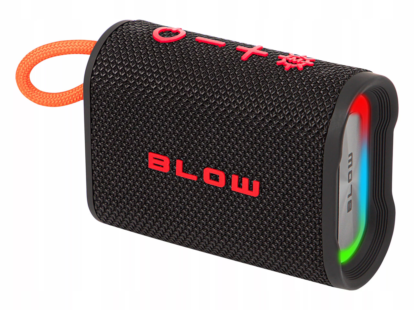Nešiojamas belaidis „Bluetooth“ garsiakalbis BLOW AQUA TUNE, vandeniui atsparus IP67, FM radijas, USB, RGB
