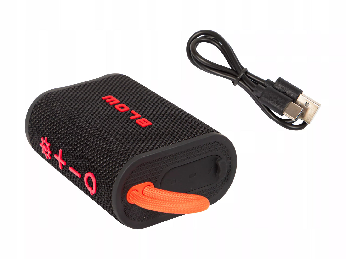Nešiojamas belaidis „Bluetooth“ garsiakalbis BLOW AQUA TUNE, vandeniui atsparus IP67, FM radijas, USB, RGB
