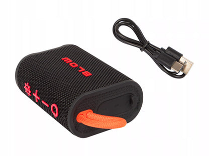 Nešiojamas belaidis „Bluetooth“ garsiakalbis BLOW AQUA TUNE, vandeniui atsparus IP67, FM radijas, USB, RGB