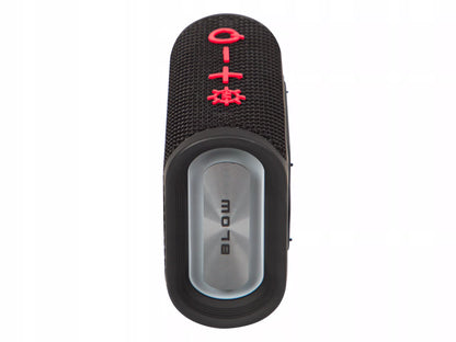 Nešiojamas belaidis „Bluetooth“ garsiakalbis BLOW AQUA TUNE, vandeniui atsparus IP67, FM radijas, USB, RGB