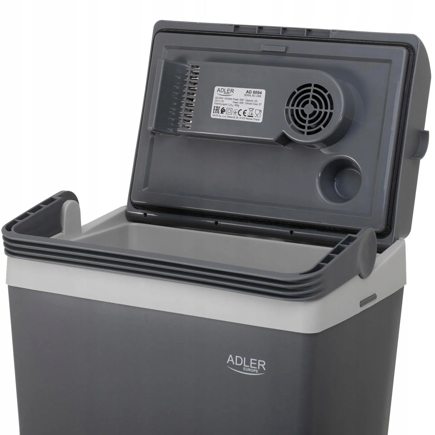 Nešiojamas kelioninis šaldytuvas Adler AD 8094, 22 l, 12 V / 230 V