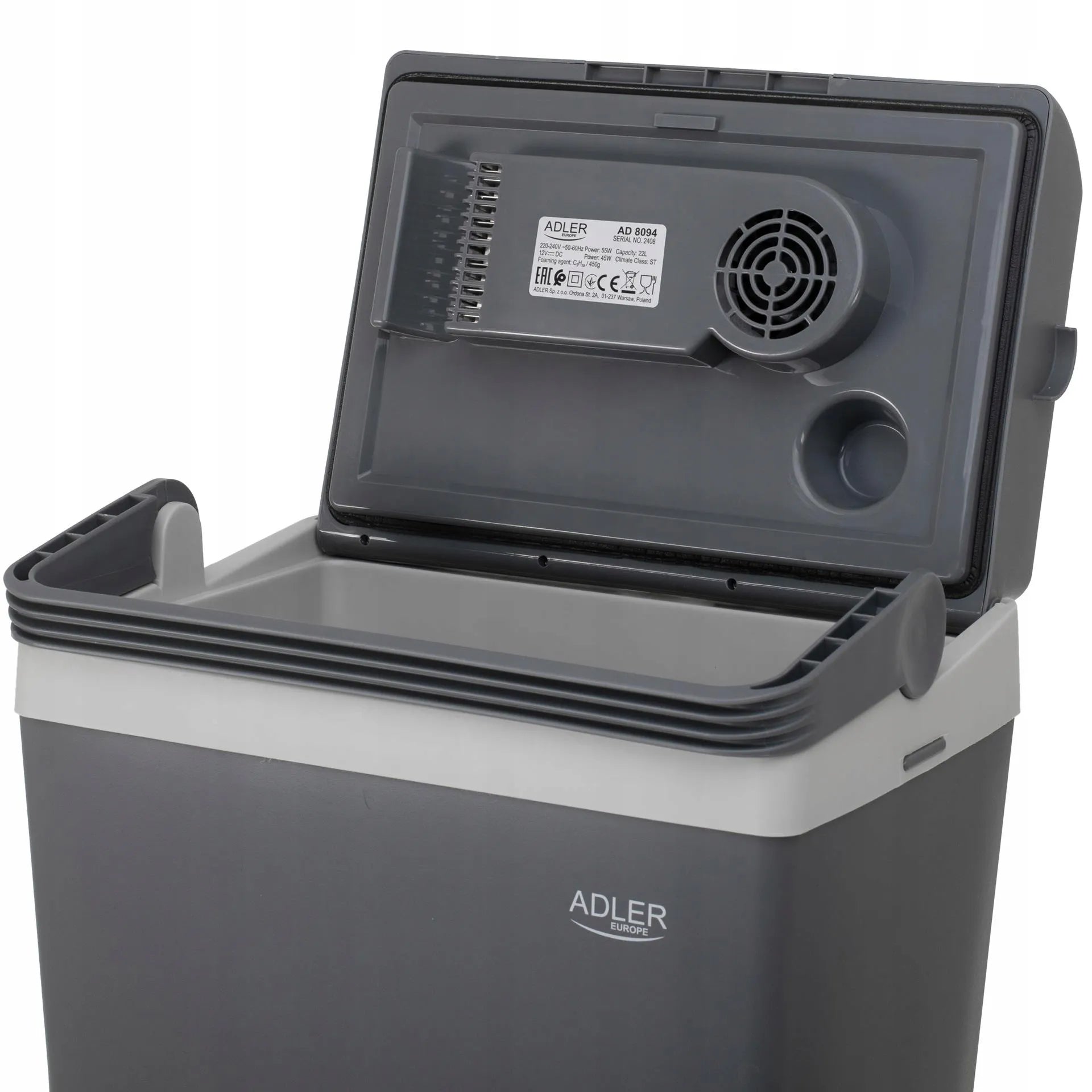 Nešiojamas kelioninis šaldytuvas Adler AD 8094, 22 l, 12 V / 230 V