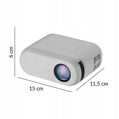 Nešiojamas LED projektorius su Wi-Fi, Full HD 1080P, 3000 lm, integruotu garsiakalbiu