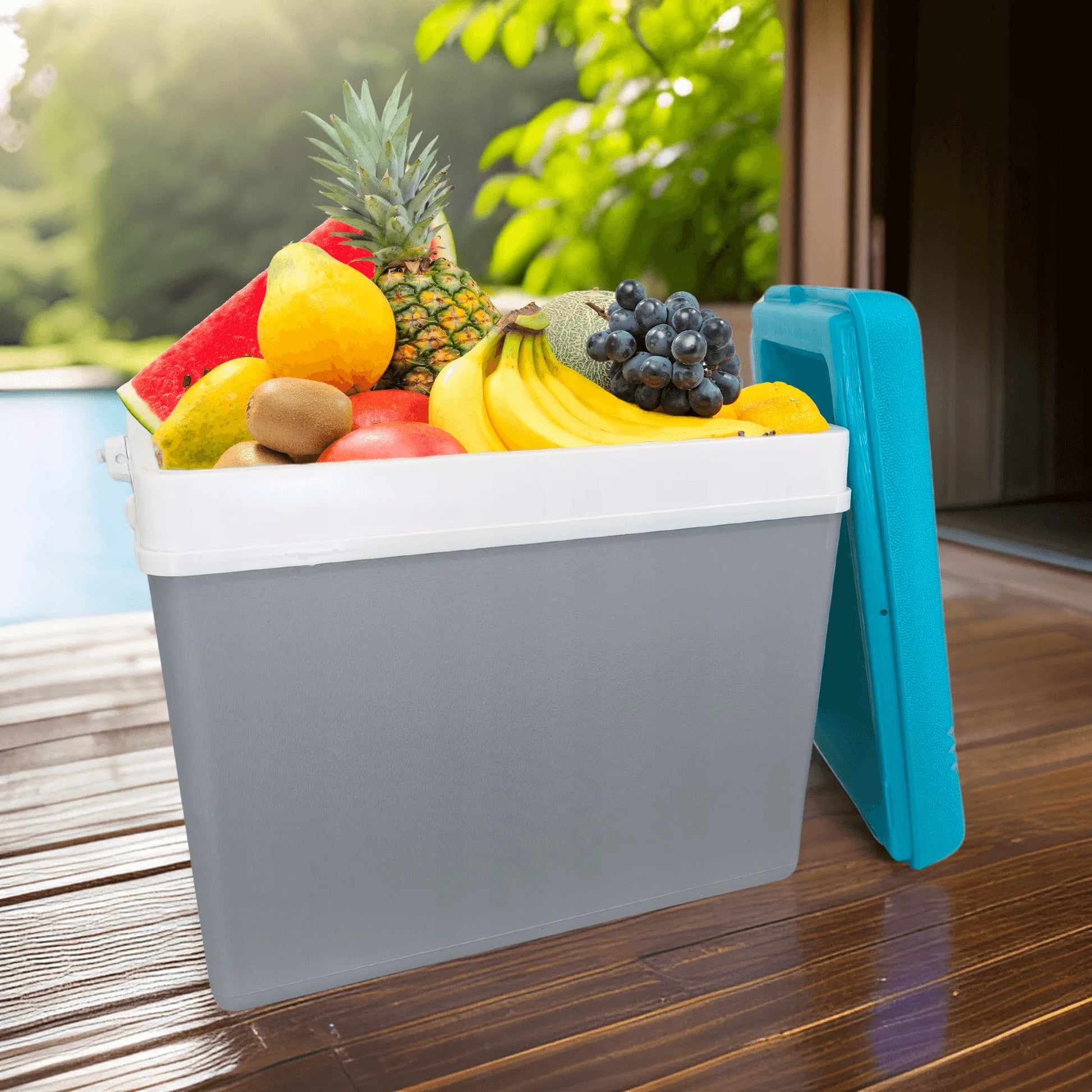 Nešiojamas šaltkrepšis 35L su šaldymo elementais – Kamai Coolbox