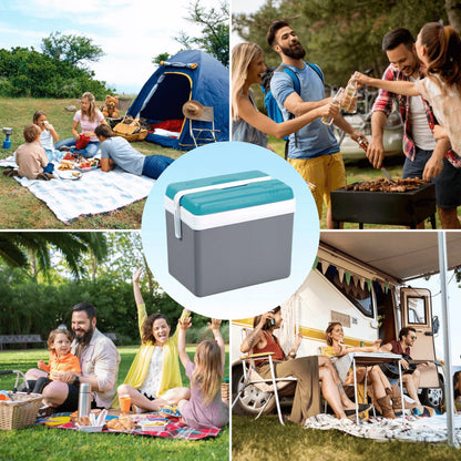 Nešiojamas šaltkrepšis 35L su šaldymo elementais – Kamai Coolbox