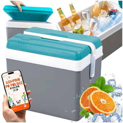 Nešiojamas šaltkrepšis 35L su šaldymo elementais – Kamai Coolbox
