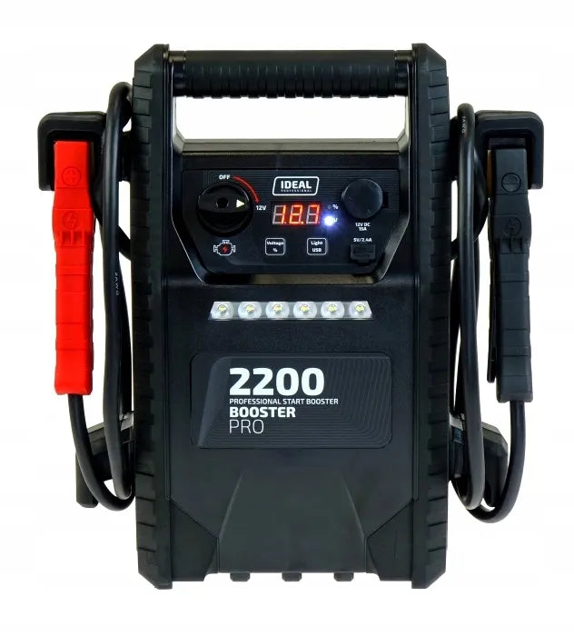 Nešiojamas starterinis įrenginys IDEAL BOOSTER 2200 PRO LCD 230V