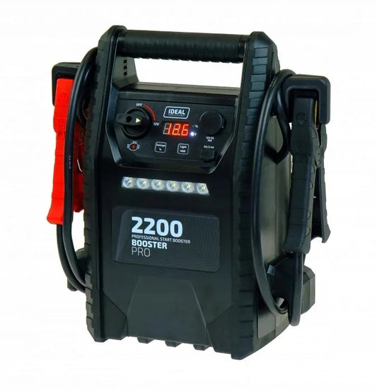 Nešiojamas starterinis įrenginys IDEAL BOOSTER 2200 PRO LCD 230V