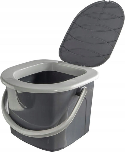 Nešiojamas turistinis tualetas – WC sodo nameliui – kibiras – 15,5 l