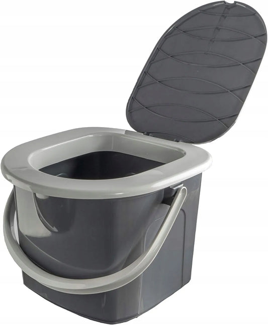Nešiojamas turistinis tualetas – WC sodo nameliui – kibiras – 15,5 l