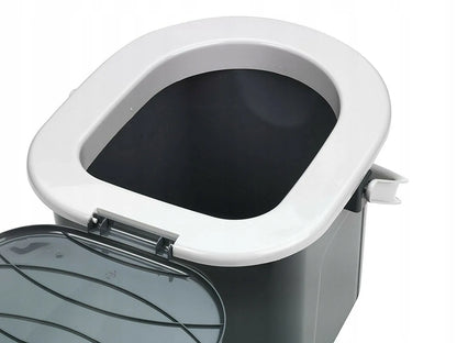 Nešiojamas turistinis tualetas – WC sodo nameliui – kibiras – 15,5 l