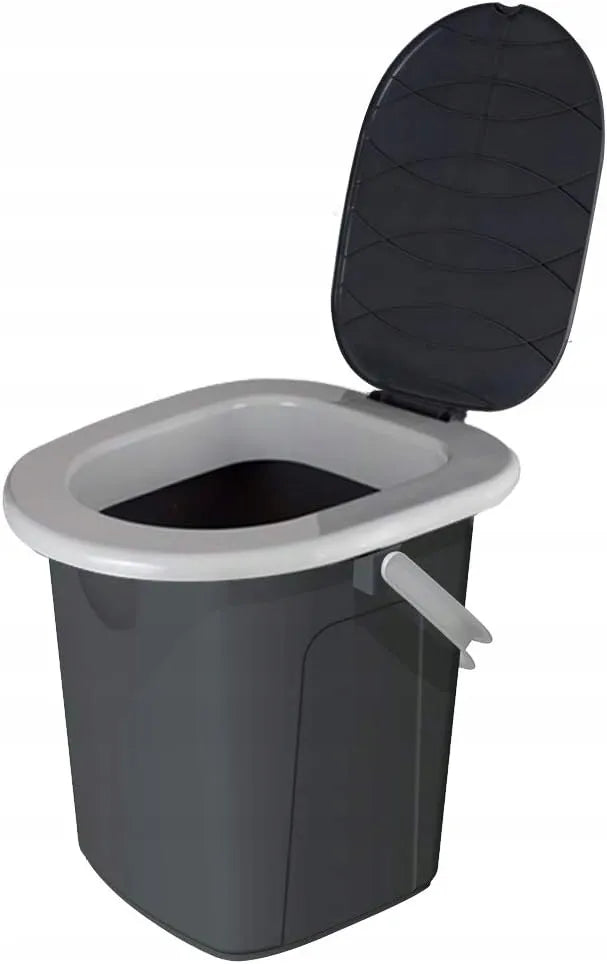 Nešiojamas turistinis tualetas – WC sodybai – kibiras – DIDELIS – 22 L