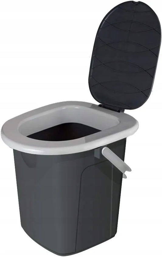 Nešiojamas turistinis tualetas – WC sodybai – kibiras – DIDELIS – 22 L