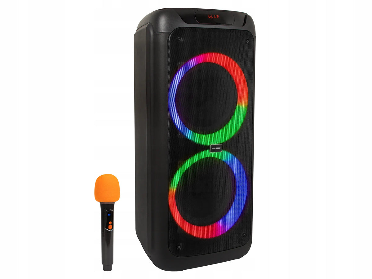Nešiojamoji belaidė „Bluetooth“ kolonėlė „BLOW Infinity“ su mikrofonu, karaokė, 280 W