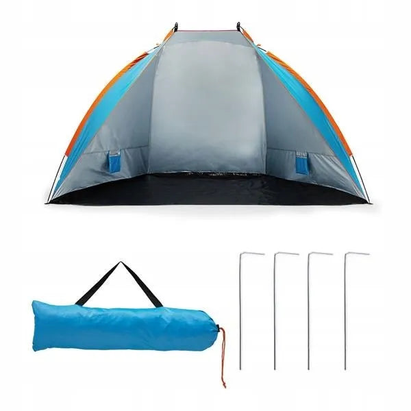 Nils Camp NC8030 mėlyna paplūdimio palapinė 260x120x120 cm