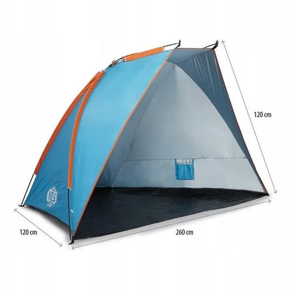 Nils Camp NC8030 mėlyna paplūdimio palapinė 260x120x120 cm