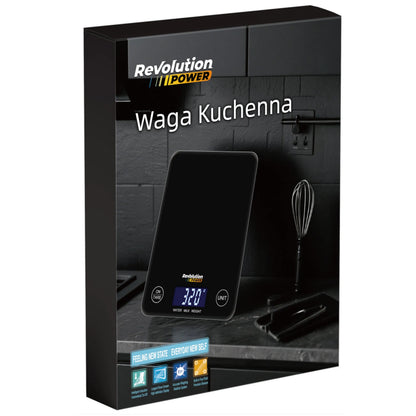 NM Revolution virtuvinės svarstyklės LCD tikslios 1g 5000g
