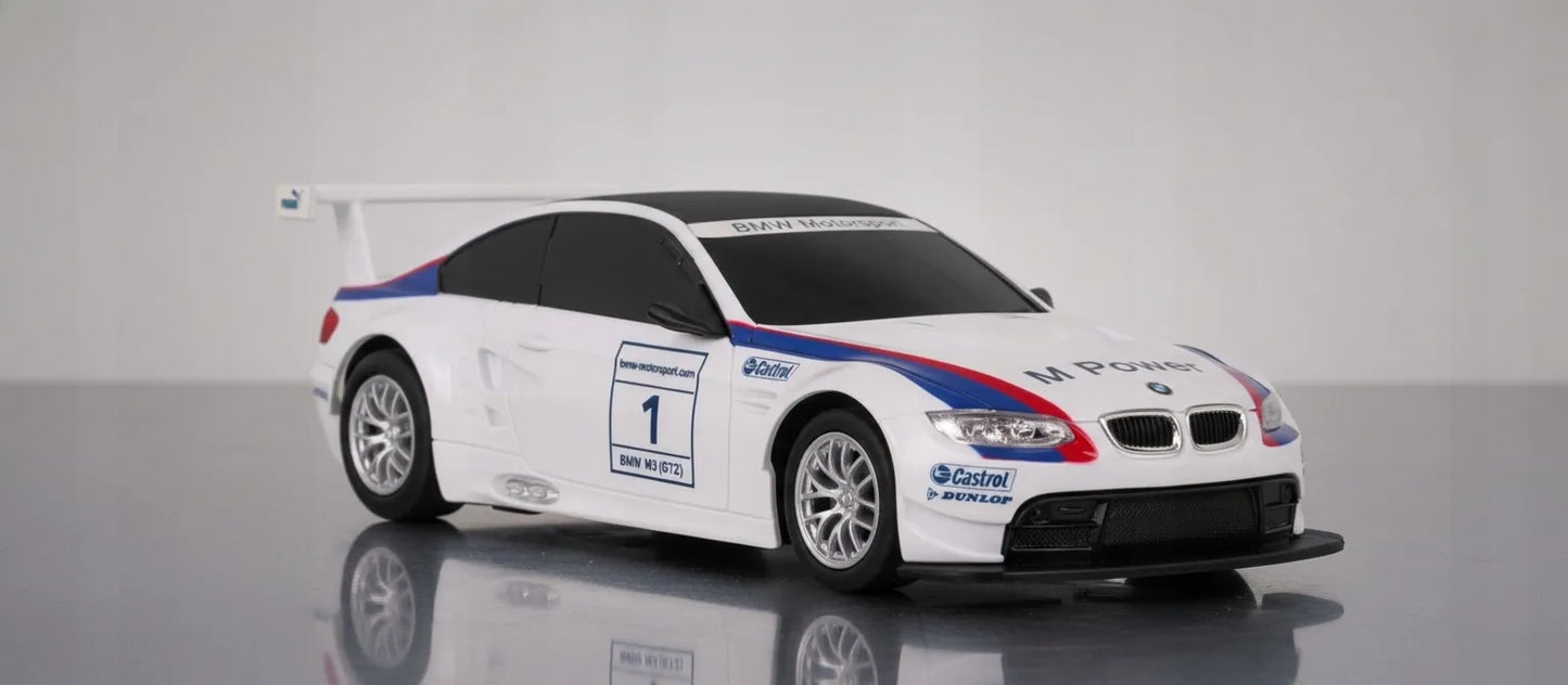Nuotoliniu būdu valdomas automobilis BMW M3 RC 1:24, baltas, Coil