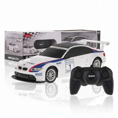 Nuotoliniu būdu valdomas automobilis BMW M3 RC 1:24, baltas, Coil