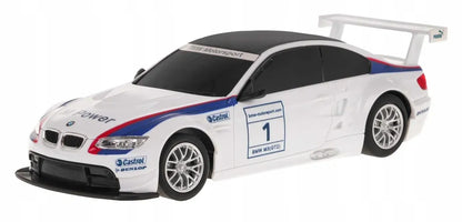 Nuotoliniu būdu valdomas automobilis BMW M3 RC 1:24, baltas, Coil