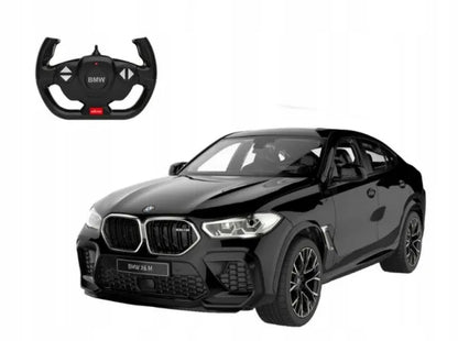 Nuotoliniu būdu valdomas automobilis BMW X6 1:14 LED juodas