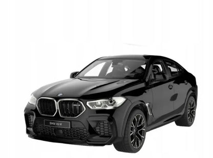 Nuotoliniu būdu valdomas automobilis BMW X6 1:14 LED juodas