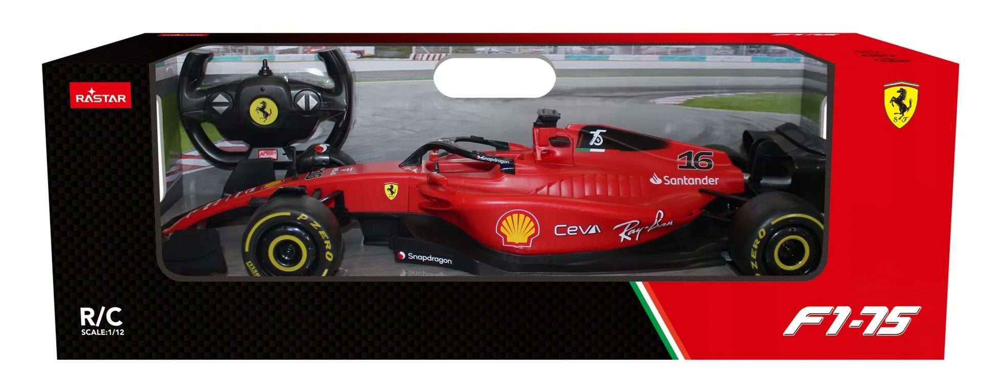 Nuotoliniu būdu valdomas automobilis Ferrari Formula RC 1:12 raudonas