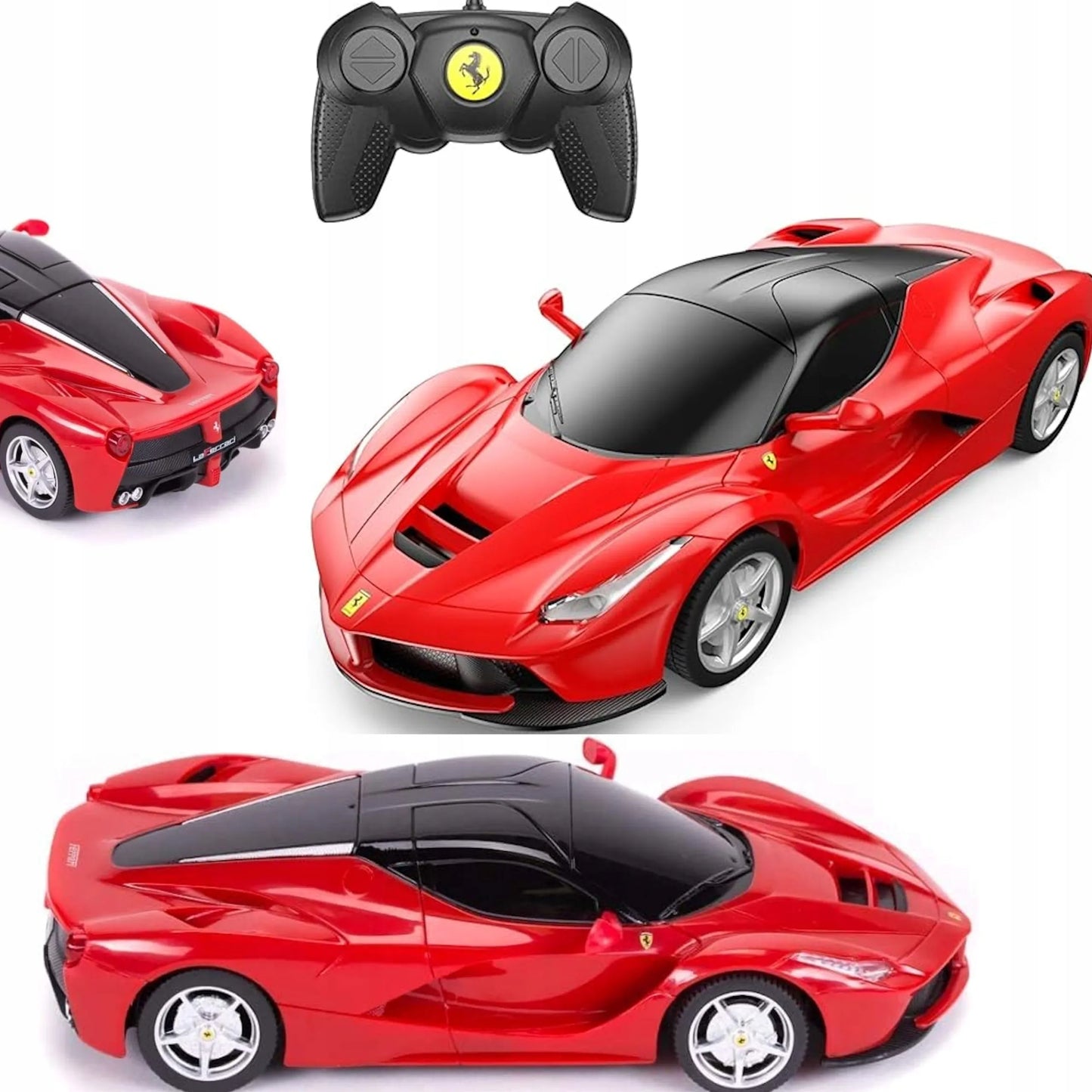 Nuotoliniu būdu valdomas automobilis Ferrari raudonas 1:24 RC Coil