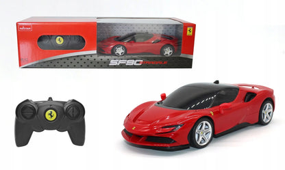 Nuotoliniu būdu valdomas automobilis Ferrari raudonas 1:24 RC Coil