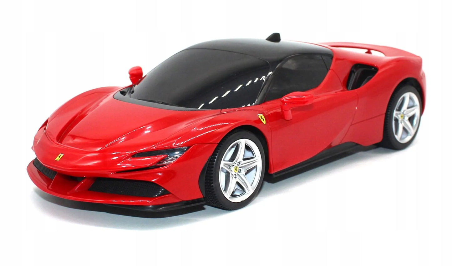 Nuotoliniu būdu valdomas automobilis Ferrari raudonas 1:24 RC Coil
