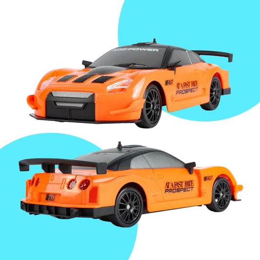 Nuotoliniu būdu valdomas automobilis MalPlay RC Drift 4x4, 2,4 GHz, 1:24, su LED žibintais ir USB įkrovimu
