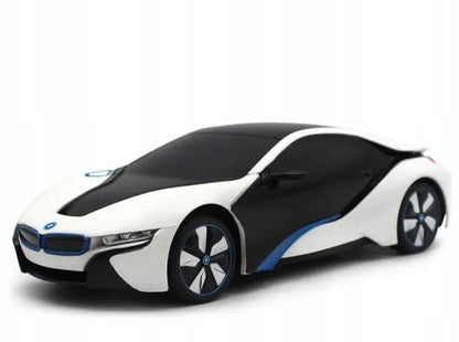 Nuotoliniu būdu valdomas automobilis RC BMW i8 su LED šviesomis ir UV efektu