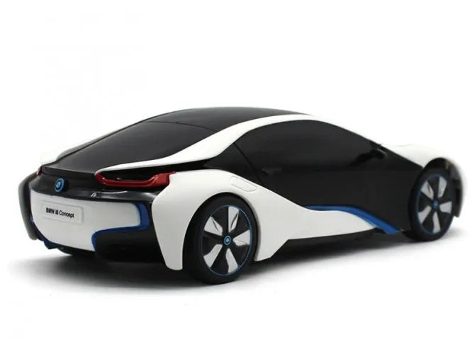Nuotoliniu būdu valdomas automobilis RC BMW i8 su LED šviesomis ir UV efektu