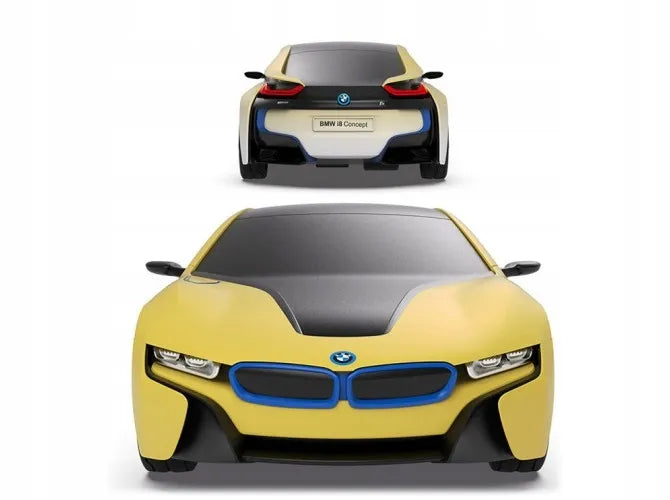 Nuotoliniu būdu valdomas automobilis RC BMW i8 su LED šviesomis ir UV efektu